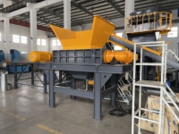 Déchiqueteuse à deux arbres SZ80110 déchiqueteuse à bois et déchiqueteuse à palettes/machines de recyclage du plastique et du papier/broyeur de métaux