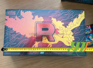 RAY YI Étui de présentation en acrylique transparent personnalisé, nouvelle collection UPC ultra premium, pour la collection de boîtes de collection Pokémon Team Rocket Moltres - Product Image 3