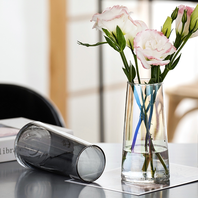 Factory Produced Wholesale Home decor Glass Flower Vase