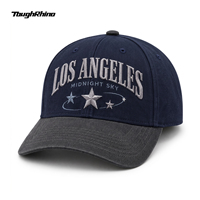 Chapeau de papa ajustable en coton Vintage unisexe en gros casquette de baseball vierge casquettes de sport en détresse teintes
