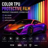 Film de protection de peinture TPU aliphatique couleur métallique liquide, résistant aux rayures, pour enveloppement de voiture