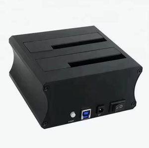 Màu Đen di động SSD HDD kép bay Docking Station cắm ẩn Clone hỗ trợ USB 3.0 2.5 inch 3.5inch Sata SSD HDD trường hợp Docking - Product Image 5