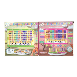 Jinming เครื่องเรียนรู้เพื่อการศึกษาสำหรับเด็กปฐมวัยเครื่องอ่านแท็บเล็ตของเล่นพร้อมการ์ดการเรียนรู้46ใบ - Product Image 4