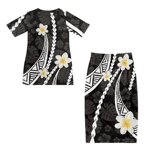 ผ้าระบายอากาศได้ดีพิมพ์ลายดอกไม้โพลีนีเซียนสำหรับปาร์ตี้ชายหาดวันหยุดพักผ่อน - Product Image 5