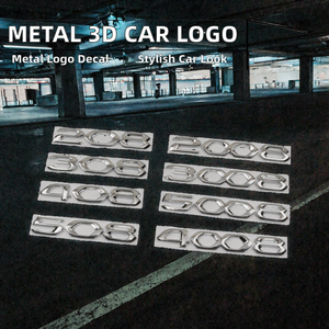 Autocollant de coffre en métal 3D chromé personnalisé, emblème décoratif pour carrosserie de voiture pour 208 408 508 2008 3008 4008 5008 - Product Image 2