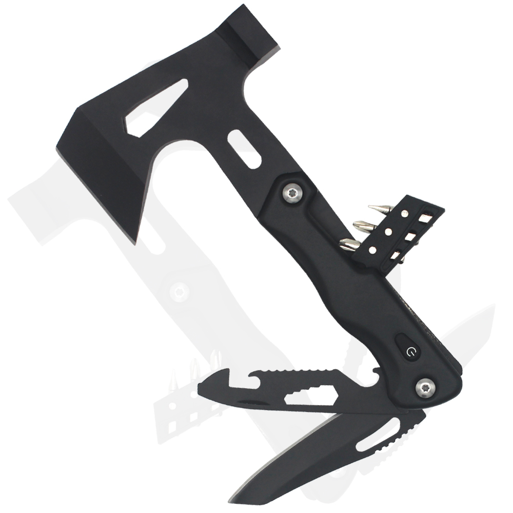 new hot sale safety lock stainless steel mini hammer pliers with glass breaker multi purpose hammer tools