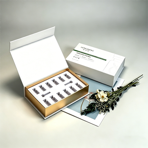 Custom Packaging Box, Magnetic Flip-top Cover <strong>Book</strong>-shaped Box, Freeze-dried Powder <strong>Essential</strong> Oil Beauty Gift <strong>Book</strong> - Product Image 4