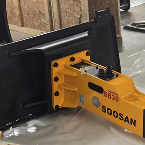 For SB30 New Box Type Skid Steer Hydraulic Breaker HB20G Model Durable Chisel 2.5-4.5 Ton Excavators 1 Year Warranty Shandong - Product Image 1