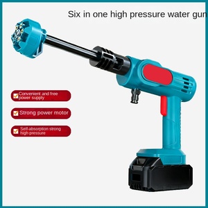 Pistola <span class=keywords><strong>de</strong></span> Agua Inalámbrica <span class=keywords><strong>de</strong></span> Alta Presión con Batería <span class=keywords><strong>de</strong></span> Litio <span class=keywords><strong>para</strong></span> Lavado <span class=keywords><strong>de</strong></span> Autos, Lavadora Eléctrica <span class=keywords><strong>de</strong></span> Uso Doméstico, Material PP, Fabricación China, Modelo Privado - Product Image 3