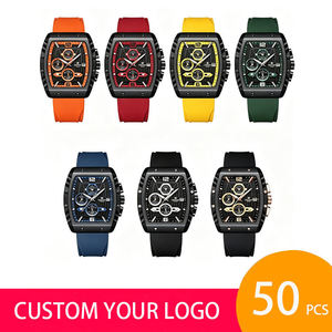 Personaliza Tu Propio Logotipo, Reloj Naviforce 8025 NF8025, Cronógrafo de Lujo para Hombre, Manecillas Luminosas, Correa Deportiva de Silicona, Reloj de Pulsera para Hombre - Product Image 2