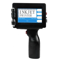 12.7 Multi langue à main impression Date codeur numéro de lot imprimante à jet d'encre boîte d'emballage en Carton pistolet à jet d'encre LOGO imprimante Machine