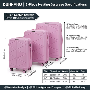 Nouvelle collection 2023 : <span class=keywords><strong>Valise</strong></span> <span class=keywords><strong>de</strong></span> voyage rigide 3 pièces personnalisable avec logo, en PP souple, à roulettes, tailles 20, 24, 28 pouces - Product Image 4