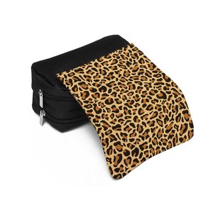 Sarung pena kain lipat ganda pola bintik macan tutul lucu hadiah terbaik 3D kantong pensil untuk penggunaan kantor sekolah anak-anak - Product Image 4