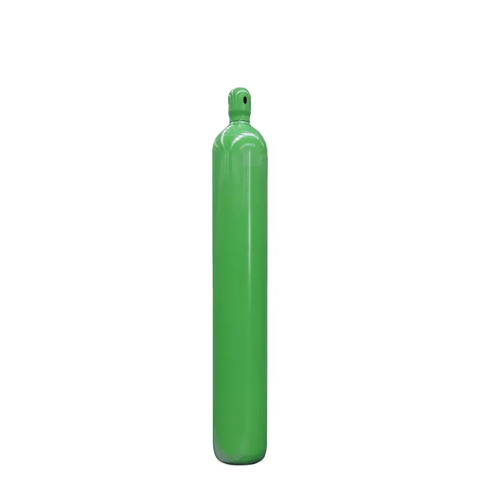 20l 40l ISO vide capacité de la bouteille de gaz argon rempli de gaz prix jetable