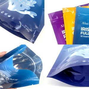 ถุงยืนสำหรับบรรจุอาหารเกรดอาหารมีซิปล็อคเปิดปิดได้ถุงบรรจุภัณฑ์คุกกี้ลูกกวาดพิมพ์ลายแบบกำหนดเองได้ - Product Image 2