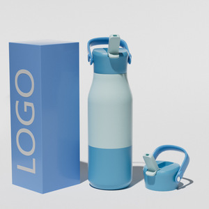 Sports Water Bottle 304 Stainless Steel Insulated Cup With Detachable Handle Outdoor Use - Product Image 1