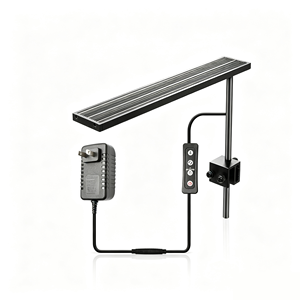 <span class=keywords><strong>Lampe</strong></span> LED pour <span class=keywords><strong>aquarium</strong></span> à spectre complet, CRI élevé, en alliage d'aluminium, avec <span class=keywords><strong>pince</strong></span> réglable, DC12V, contrôle intelligent - Product Image 1
