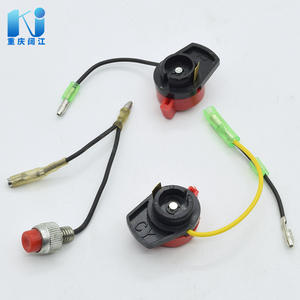 Interrupteur d'arrêt à trois fils pour moteur à essence, interrupteur d'extinction d'incendie en fer, pièces de motoculteur et de truelle motorisée - Product Image 3