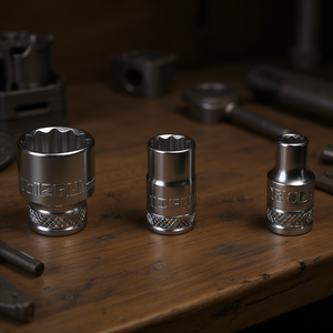 Fervi Polygonal <b>Socket</b> Wrench Normal Series 12mm 10mm 8mm Chrome Vanadium Steel - Product Image 3