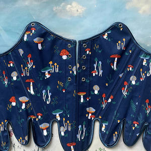 Женский винтажный териленовый жаккардовый корсет, дышащий жаккардовый жилет с крашеной пряжей в стиле ренессанс, майка со шнуровкой на спине, тонкая майка - Product Image 6