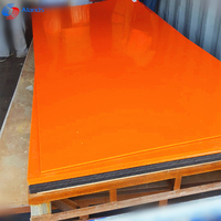Feuille de plastique acrylique PMMA extrudée colorée 10 mm 1220x2440 mm pour boîte lumineuse extérieure et protection de fenêtre