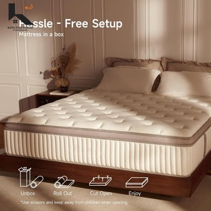 Customizable Super Wholesale Hotel Mattress King Size Pocket Spring <b>Memory</b> Foam Latex in a <b>Box</b> KT-M018 Latex Mattress in a <b>Box</b> K - Product Image 3