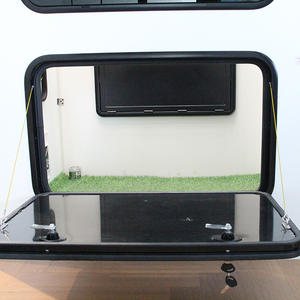 La porte à bagages noire la plus populaire de 700X400mm Rv avec porte d'accès de camping-car à angle rond - Product Image 4