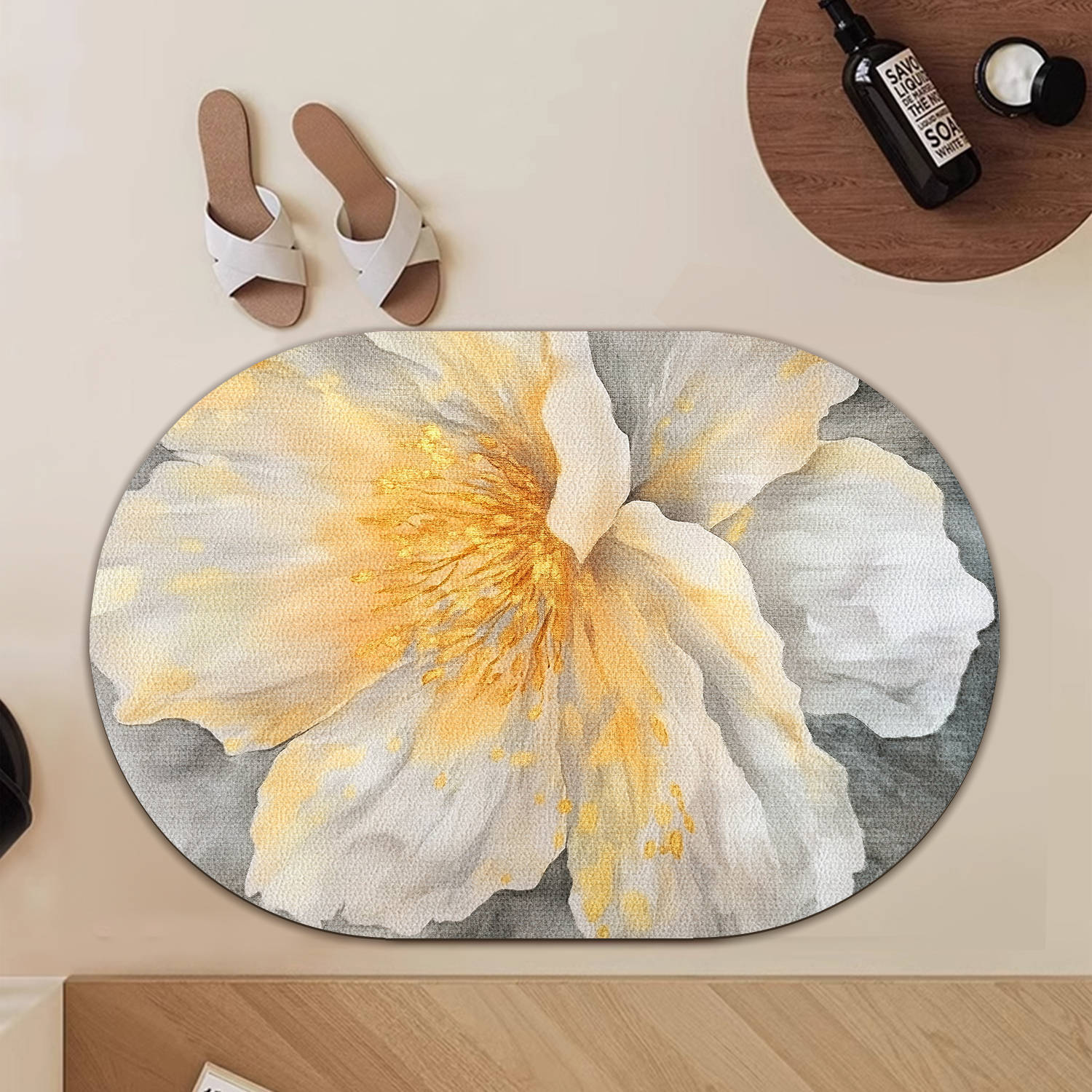 Leisurely Photograph of Camellia Oval