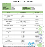 Poudre d'alpha-arbutine 99% pure, matière première pour soins de la peau, qualité cosmétique, agent éclaircissant, CAS 84380-01-8