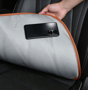 Housse de siège de <span class=keywords><strong>voiture</strong></span> respirante en fibre de charbon de bambou, kit trois pièces, protection confortable pour siège, tapis pour toutes les saisons, intérieur de véhicule - Product Image 2