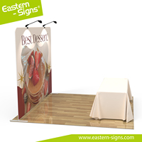 Stand d'exposition personnalisé 3*3 avec logo, stand de foire commerciale 10*10