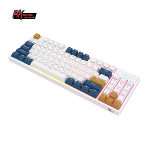 Royal Kludge – clavier mécanique rétro-éclairé rvb, 89 touches, blocs de couleurs, capuchons de touches, clavier de jeu russe sans fil personnalisé - Product Image 6