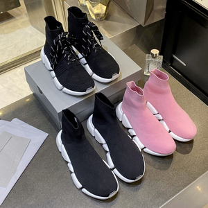 <span class=keywords><strong>Sneakers</strong></span> Casual da <span class=keywords><strong>Donna</strong></span> e Uomo, Modello High-Top con Elastico, Scarpe di Design Chunky Regolabili alla Moda - Product Image 1