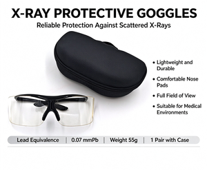 <span class=keywords><strong>Radbar</strong></span> Röntgenschutzbrille 0,07mmPb Anti-Streuungs-Strahlenschutzbrille für Krankenhaus-Radiologie und Interventionssaal - Product Image 6