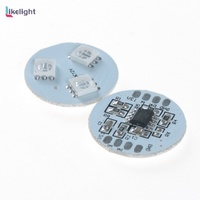 Luz LED de Píxeles RGB UCS1903 de 26 mm, OEM ODM, DC12V SMD5050 3LED, Lámpara Puntual Impermeable para Iluminación de Atracciones de Parques de Diversiones