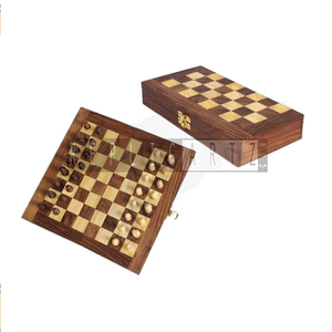 Wooden Indoor Chess Game Decorative Knick Knack Family Board Game Strategy <b>Puzzle</b> Toy for Kids Adults Logical Thinking Gift - Product Image 1