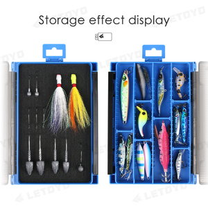 LETOYO Angelkranzboxen Haken-Löffel-Zangen Multifunktions-Angelkranz-Zubehörbox <span class=keywords><strong>Meiho</strong></span> 3010w Angelkranz - Product Image 3
