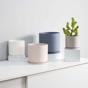 Maceta de Cerámica Nórdica Moderna YBH, Mate, Ecológica, Duradera, Ligera, Decorativa para Escritorio, Color Personalizado, para Plantas Suculentas - Product Image 6
