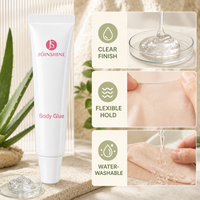 Adhésif corporel en rouleau à marque privée avec formule lavable à l'eau pour les magasins de produits de beauté