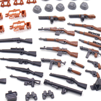 Venta al por Mayor de Accesorios para Soldados, Equipos de Armas de Fuego, Pistolas y Armas, Mini Pistola de Juguete, Sets de Bloques de Construcción en Miniatura