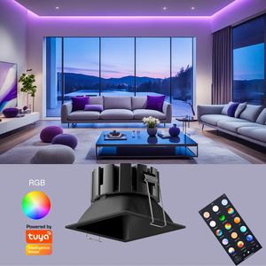 Focos LED de Techo para Interiores, DMX, Zigbee, Tuya, Foco Orientable con Lente Fresnel, Focos Inteligentes para el Hogar, Ajustables y Antideslumbrantes - Product Image 3