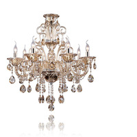 Decoración interior Sala de estar Techo de cristal Lámpara colgante Comedor Dormitorio Candelabro de cristal