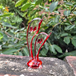 Handmade Colored Blown Glass Dome Dolphin Animal Theme Home Decor Rajasthan Tiny Glass World <b>Easter</b> Christmas Chinese New Year - Product Image 1