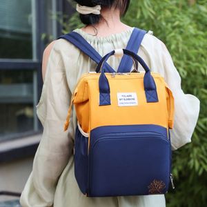 Custom Logo Simple Large Capacity Mommy Bag Waterproof Baby Diaper <b>Backpack</b> With USB - Product Image 5