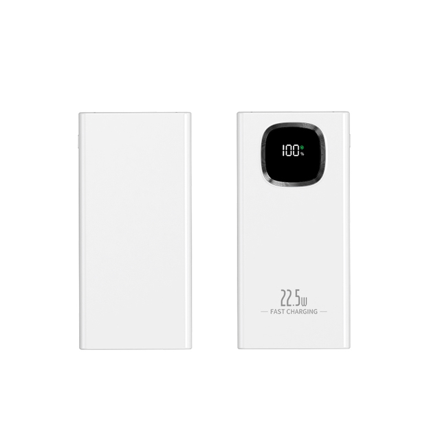 Universal ABS Shell 10000mAh Power Bank 22.5W Fast Charging USB-C Power Banks LED Digital Display