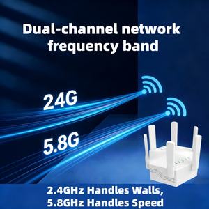 Extenseur de portée WiFi 300 Mbps, amplificateur de signal sans fil, répéteur avec bouton WPS, design Plug and Play pour une couverture complète de la maison - Product Image 2