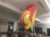 Prix de gros Poisson Rouge Gonflable Ballon Défilé Accessoires Costume de Poisson