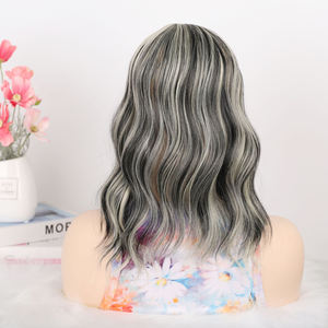 14 Inch Natuurlijke Bruine Synthetische Haartoppers Lange Golvende Haarstukken Voor Vrouwen Topper Clips In Haar - Product Image 3