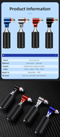 Mini gonfleur portable CO2 pour pneus de vélo, utilisation d'urgence, pression 130-160 PSI, valves Schrader/Presta PRO-STAR JG-1025E