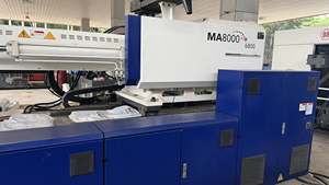 เครื่องฉีดพลาสติกแบบแนวนอนไฮดรอลิก 800 ตัน ราคาประหยัดจากจีน พร้อมมอเตอร์ปั๊ม PLC รุ่น MA8000 - Product Image 6